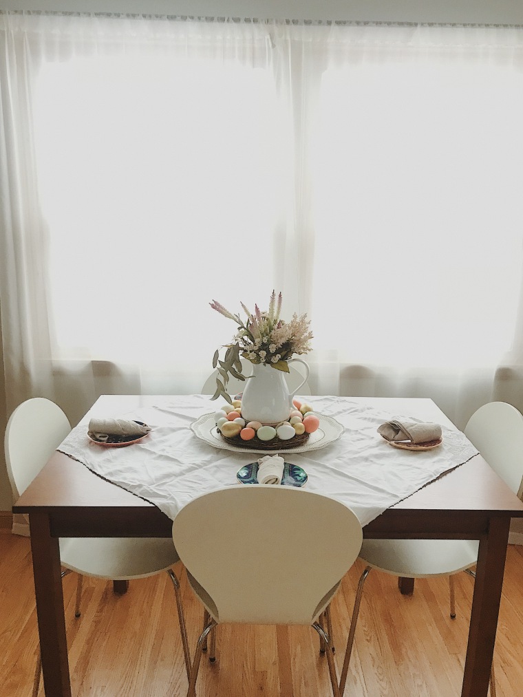 A Pretty Rustic Easter Table Setting | Style & the Suburbs
