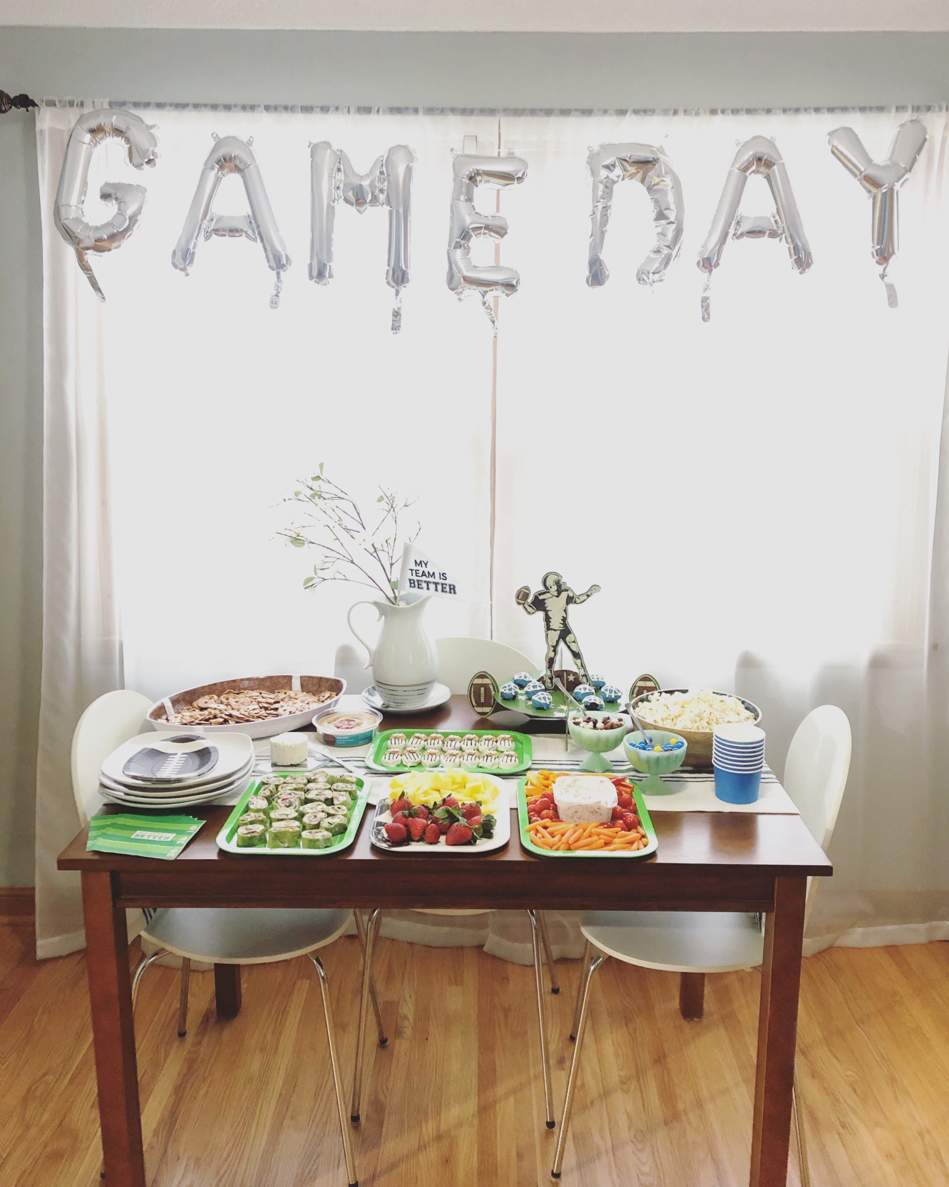 Football Themed Superbowl Party Inspo | Style & the Suburbs
