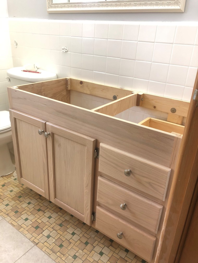 Installing a New Bathroom Vanity | Style & the Suburbs
